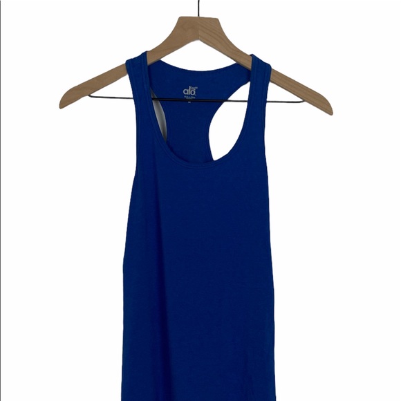 ALO Yoga Tops - Alo Cobalt Blue Racerback Tank Medium